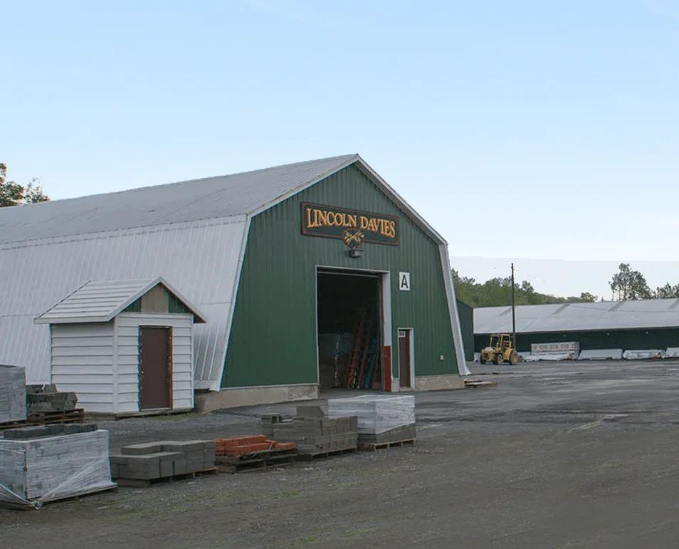Photo of a Lincoln Davies building that is green.