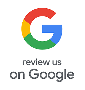 Photo of the review us on Google logo.